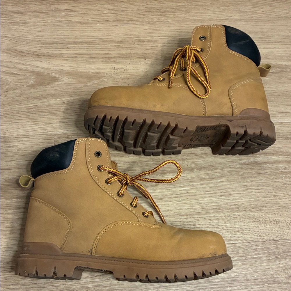 Tan Leather Lace-Up Boots - Boys 5 / Women’s 7ish - Picture 6 of 8